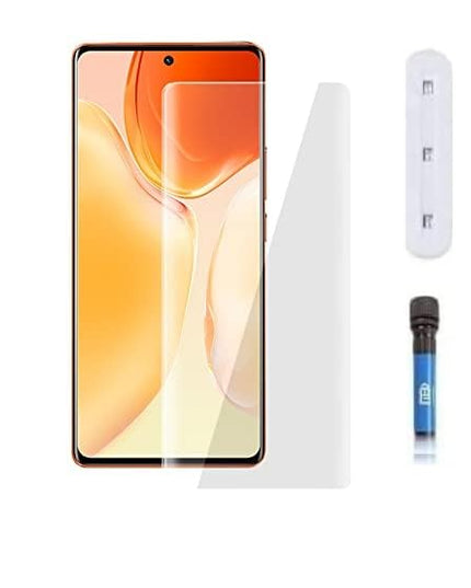 Edge To Edge Uv Tempered Glass Screen Protector For Iqoo Z7 Pro 5G (Pack Of 1) For Cellphone