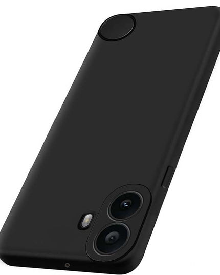 Back Cover for CMF by Nothing Phone 2 Pro | Camera Bump Protection | Matte Soft Silicon Flexible | All Side Shock Proof Rubberised Back Case Cover for CMF by Nothing Phone 2 Pro(Black)