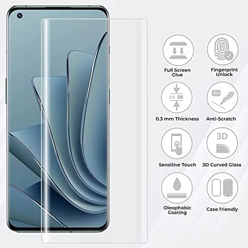 Edge To Edge Uv Tempered Glass Screen Protector For Iqoo Z7 Pro 5G (Pack Of 1) For Cellphone