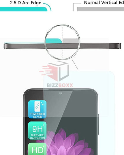 Samsung M56 5G Tempered Glass Screen Protector Guard - High Definition, Shatterproof, Anti-Fingerprint Screen Guard (Samsung M56-6.74 inch)|With Installation Kit - Pack of 1