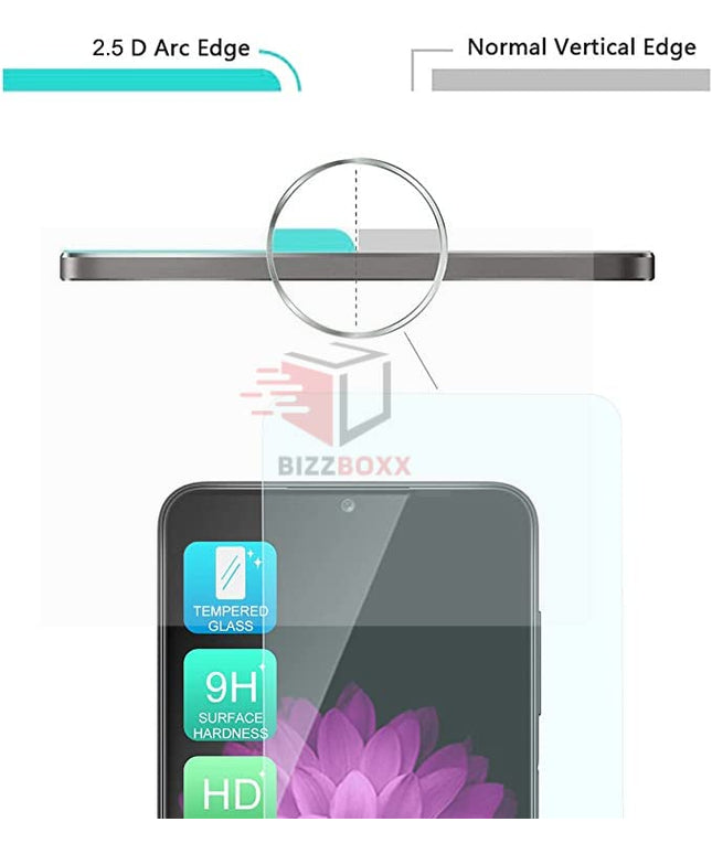 Samsung M56 5G Tempered Glass Screen Protector Guard - High Definition, Shatterproof, Anti-Fingerprint Screen Guard (Samsung M56-6.74 inch)|With Installation Kit - Pack of 1