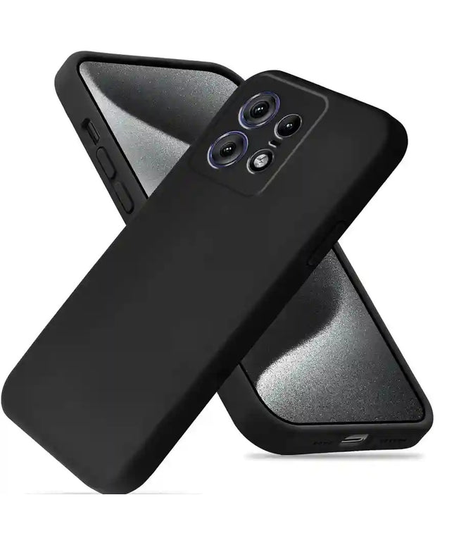 Back Cover for MOTOROLA Edge 60 Pro  (Black, Matte Finish)