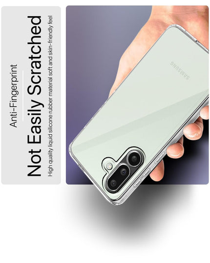 Transparent Back Cover Case for Samsung Galaxy M56 5G | Raised Bumps for Full Device & Camera Protection Shockproof TPU Silicone Back Case Mobile Cover – Transparent