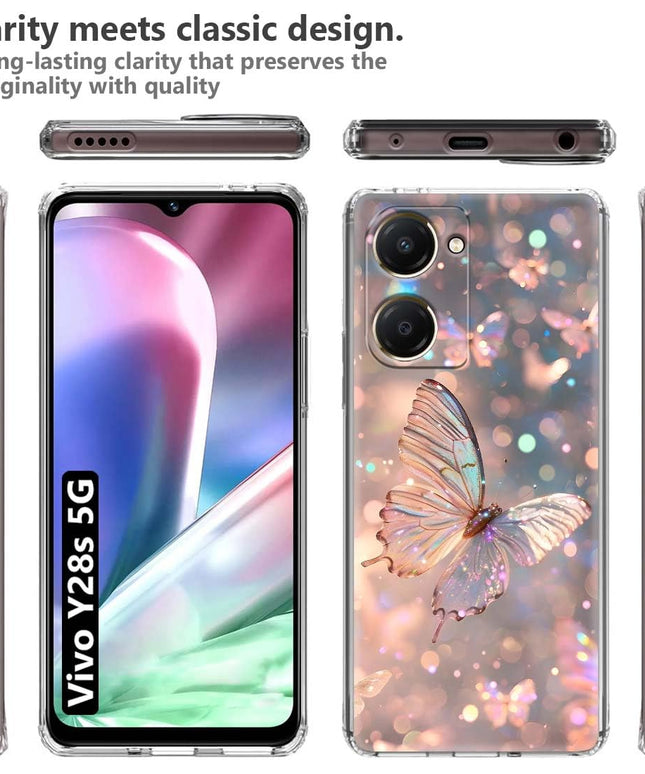 Soft Silicone Designer Printed Full Protection Printed Back Case Cover for Vivo Y28s 5G -D3164