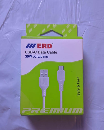 ERD USB-C Data Cable. Great Data Cable for fast charging in laptop and smartphone
