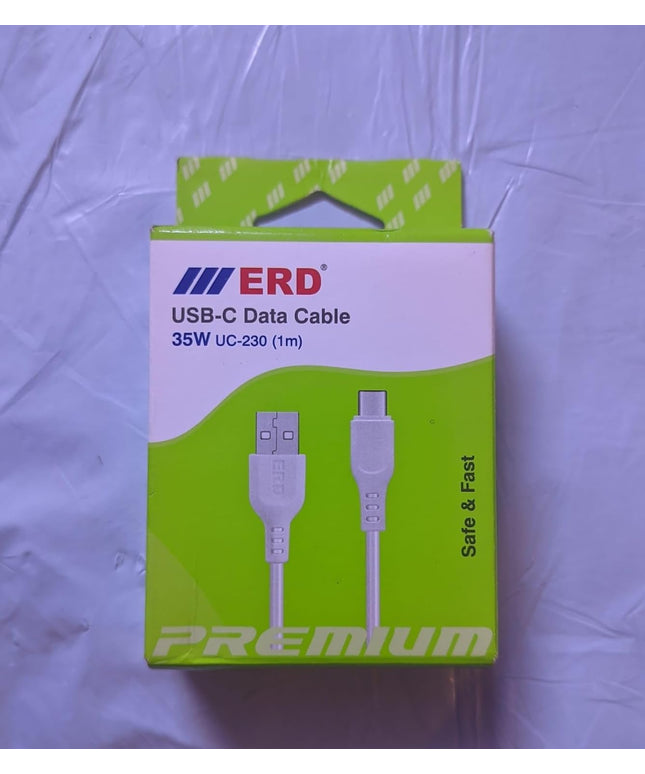 ERD USB-C Data Cable. Great Data Cable for fast charging in laptop and smartphone