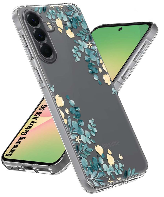 Fashionury Back Cover Case Designer Flexible Soft Back Case Cover for Samsung Galaxy M56