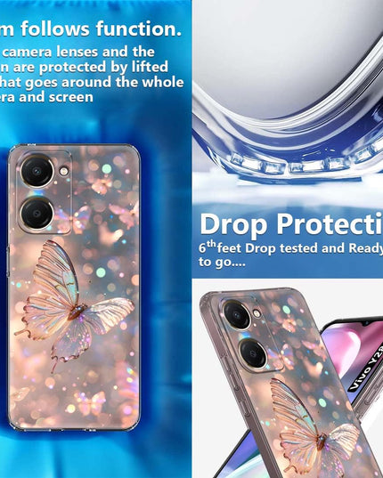 Soft Silicone Designer Printed Full Protection Printed Back Case Cover for Vivo Y28s 5G -D3164