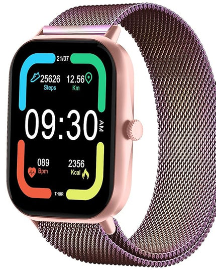 Fire-Boltt Ninja Call Pro Max Smart Watch 2.01 inch Display, Bluetooth Calling, 120+ Sports Modes, Health Suite, Voice Assistance (Black SS)