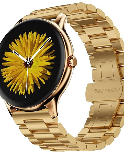 Fire-Boltt Phoenix Ultra Luxury Stainless Steel, Bluetooth Calling Smart Watch, AI Voice Assistant, Metal Body with 120+ Sports Modes, SpO2, Heart Rate Monitoring (Dark Grey)