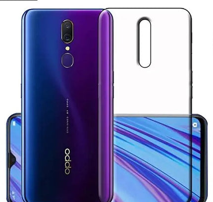 Flexible Silicone Transparent Back Cover Compatible for Oppo F11