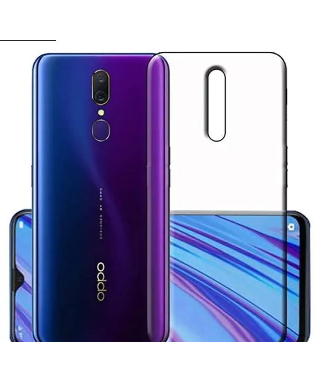 Flexible Silicone Transparent Back Cover Compatible for Oppo F11